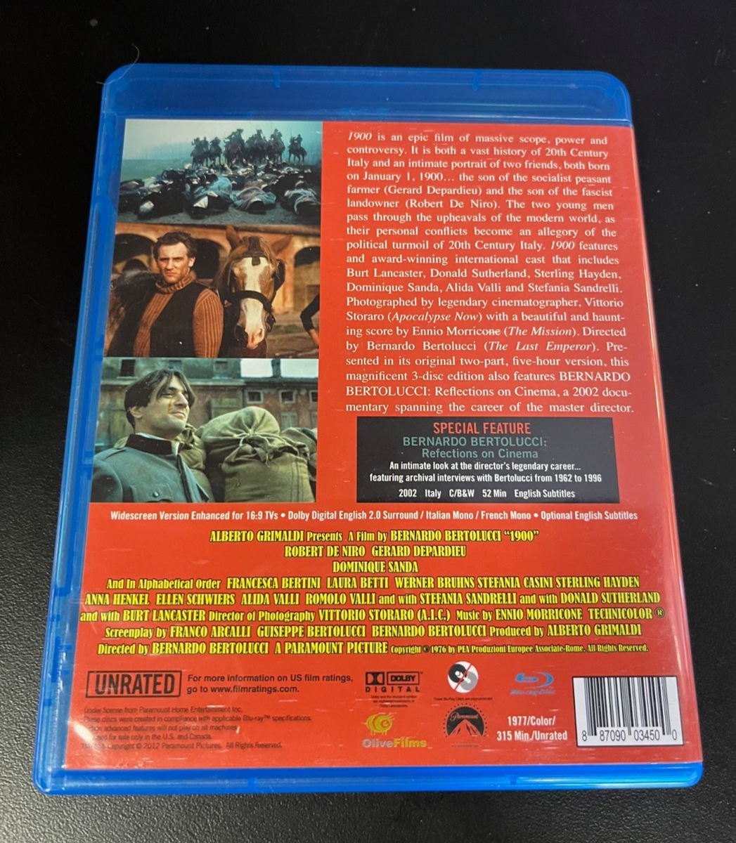 1900 (Blu-ray, 1976) 887090034500| eBay