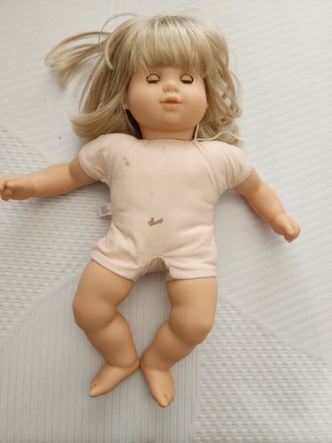 American Girl Bitty Baby Zwilling Mädchen Puppe blonde Haare blaue Augen 15 Zoll