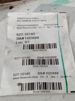 Wash Reservoir US Market Fits 18-22 ACCORD 4156003