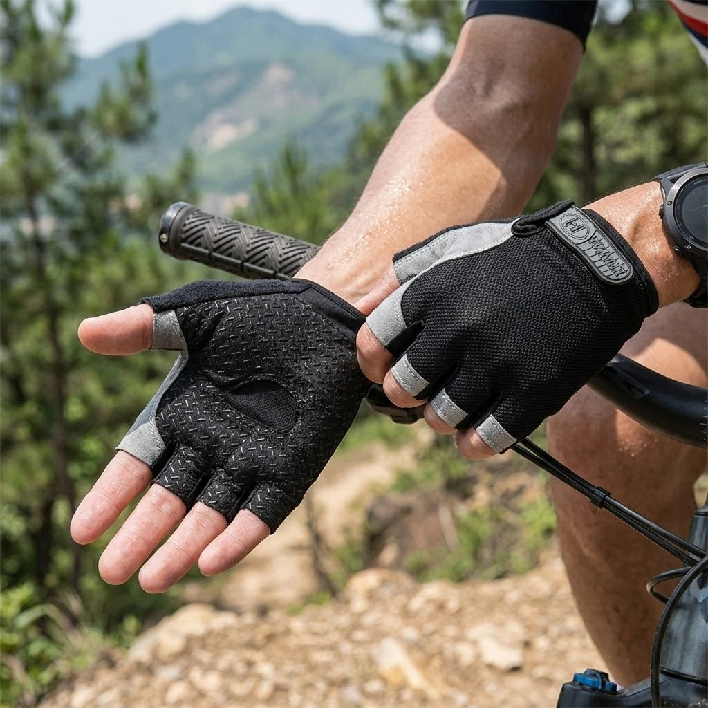 Half‑Finger work out gloves Breathable for Cycling Gym training gloves