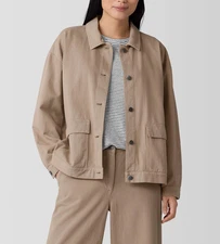 Eileen Fisher Classic Collar Jacket MSRP $198