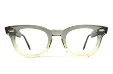 Vintage American Optical Eyeglasses Frames Gray Arnel Style Horn Rim 44-22-135 Vintage American Optical Eyeglasses Frames Gray Arnel Style Horn Rim 44-22-135