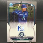FELNIN CELESTEN ON CARD AUTO 2023 Bowman Chrome 1st Prospect #CPA-FC Mariners