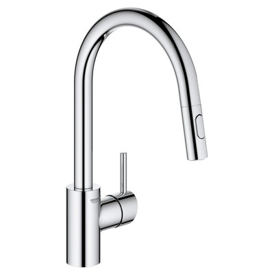 GROHE 3134910E Concetto Eco-Friendly Pull-Down Bar Kitchen Faucet with Sprayer