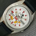 VINTAGE SEIKO AUTOMATIC 7009A JAPAN MENS MICKEY DIAL WATCH a2885-U