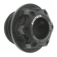 Öleinfüllschraube alu Evotech, 20x2.5mm mattschwarz für Kawasaki Z 900 RS Cafe 2