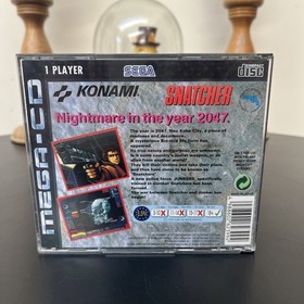 Snatcher - Sega Mega CD Action Adventure Shooter Video Game Boxed RARE