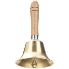 Super Loud Hand Bell - Solid Brass Call Bell for Elderly at Home