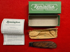 MINT BOXED REMINGTON 1100 LTD ED KNIFE #152 OF 1100, BOXED WITH PAPERS  (786)