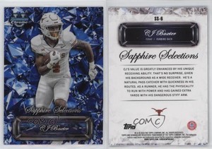 2024 Bowman U Chrome Sapphire Edition Sapphire Selections CJ Baxter #SS-6