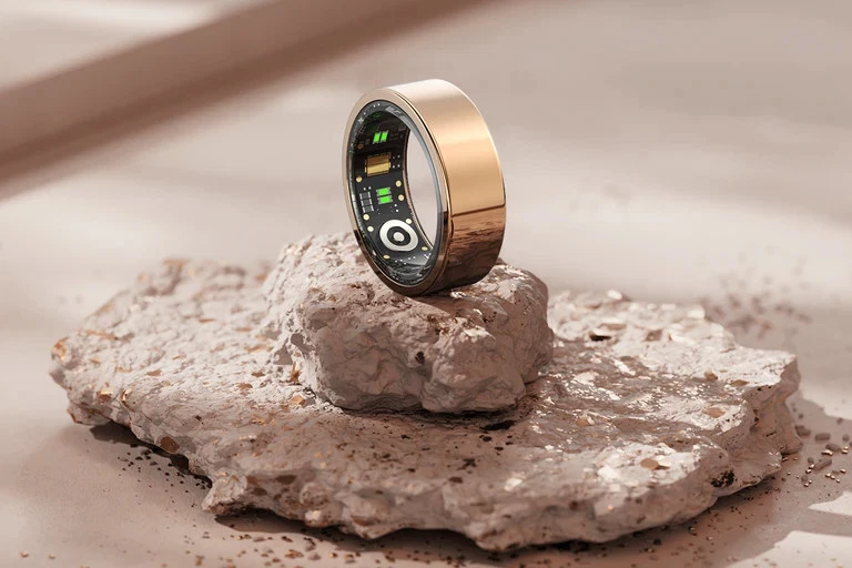 Kogan Aura Smart Ring – Rose Gold | Heart Rate, Sleep & Health Tracker | Size 11 - image 3 of 4