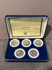 1941-1945 Walking Liberty Half Dollar Set of Five With COA