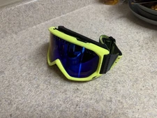  NEW Smith Ski Goggles Green Frame Multi-Colored Lenses