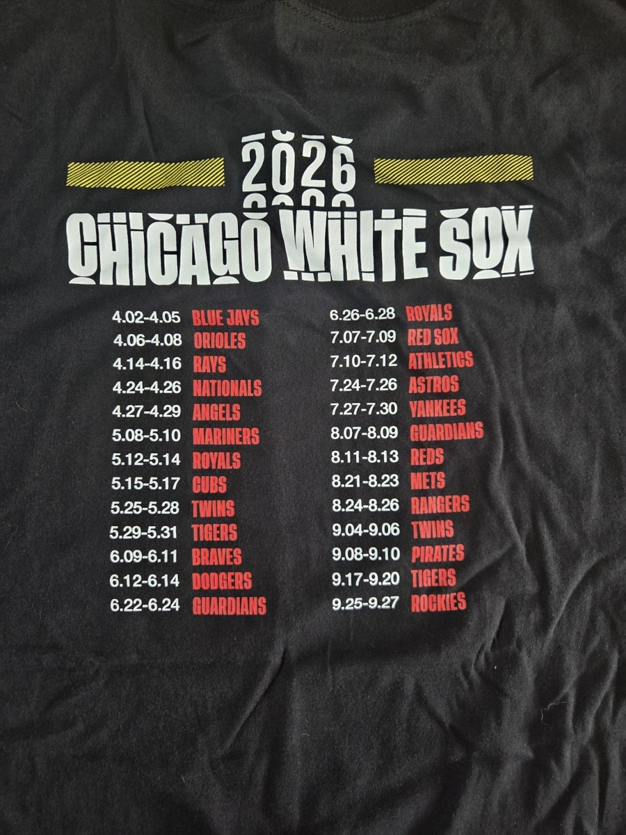 White Sox Opening Day T-Shirt Giveaway 2026 -Size XL | eBay