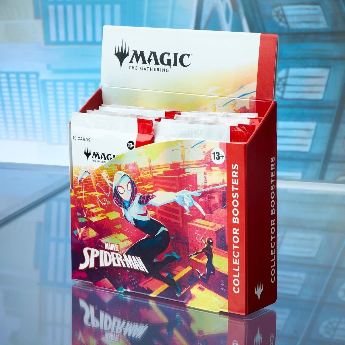 mtg spiderman collector booster box preorder Magic: The Gathering Spider-Man Gift Bundle & Are Steeply Discounted Each booster contains Rares and/or Mythics Get ready for your friendly
