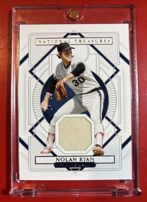 2021 National Treasures Nolan Ryan 13/21 Game Used Jersey Patch