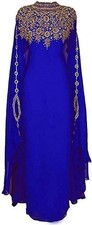 Kaftan Moroccan Abaya Caftan Dubai Farasha Eid Islamic Jacket Gown Dress