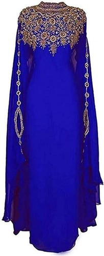 Kaftan Moroccan Abaya Caftan Dubai Farasha Eid Islamic Jacket Gown Dress