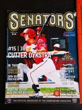 2014 New Britain Rock Cats @ Harrisburg Senators Baseball Program Cutter Dykstra