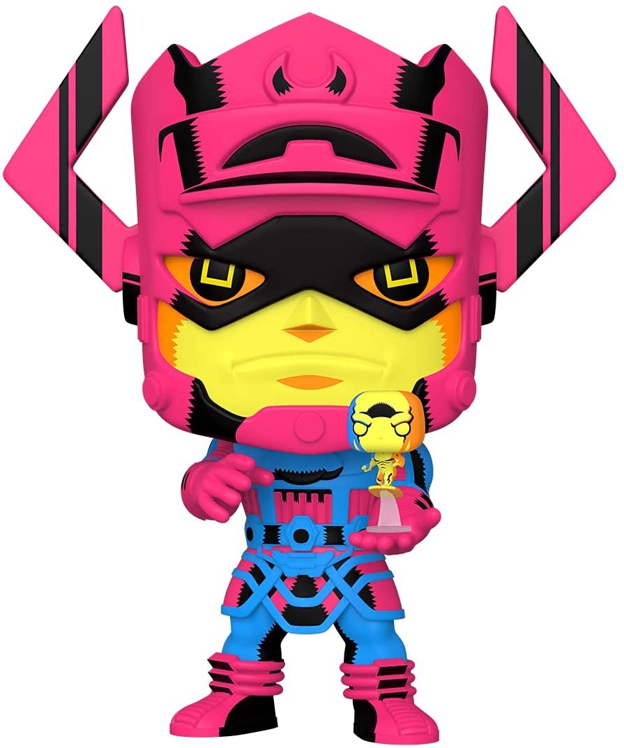 Funko Pop! Jumbo Marvel Galactus with Silver Surfer (Black