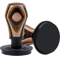 58.5mm Espresso Coffee Tamper V4, Spring Loaded Tamper With Titanium PVD Coat...