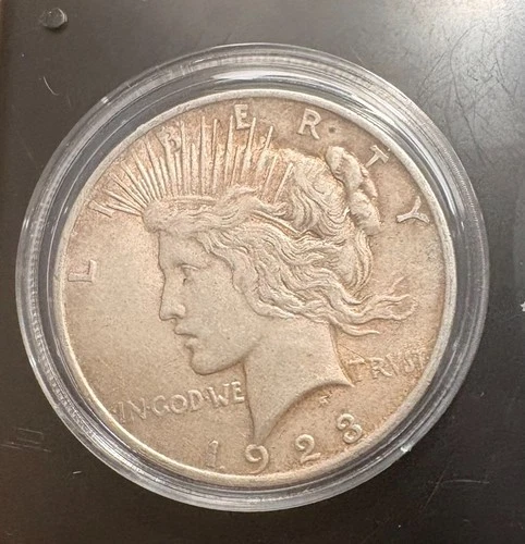🔥1923 Peace Dollar 90% Silver CoinSnap analysis is Fine to AU🔥