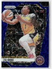 Zia Cooke 2024-25 Panini Prizm WNBA Blue Velocity Los Angeles Sparks #46