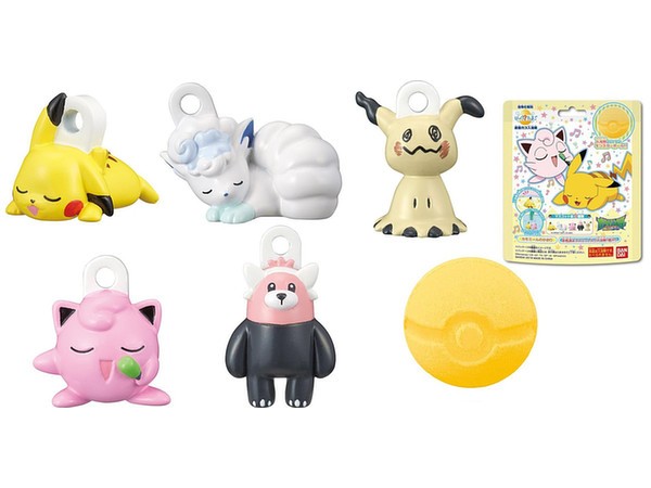 Bandai Bokkura Tamago Pokemon Sun - Moon Bath Bomb Surprise Figure Inside USA 2290₽