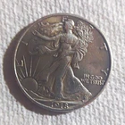 1918 Walking Liberty Half Dollar 50C Denver Business Strike