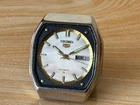 Vintage Seiko 5 Automatic 7009-5800 Mens Watch For Spares or Repair NJ-568