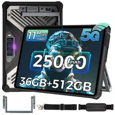 2026 OUKITEL RT10 Outdoor Tablet 5G 25000mAh 36GB+512GB Tablet 11Zoll Android 15