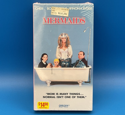 MERMAIDS VHS Cher Winona Ryder Bob Hoskins 1990 NEW SEALED Fast Free Shipping!