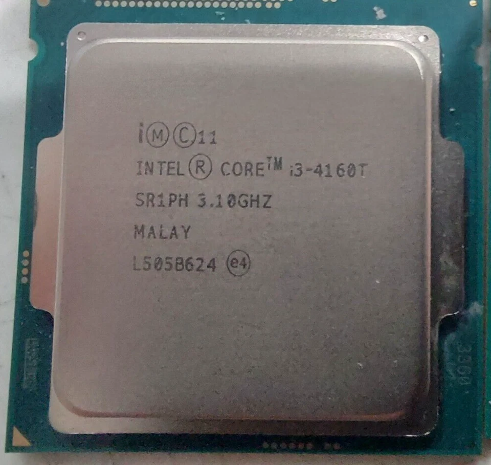 Lot of 2 Intel Dual Core i3-4160T 3.1GHz 3MB CPU Processor LGA1150 SR1PH Tested! - Image 2 of 4