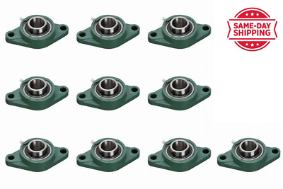 BGR 10 PCS UCFL 202-10 Pillow Block Flange Bearing 58'' Bore 2 Bolt Solid Based