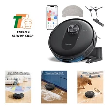 Robot Vacuum and Mop with LiDAR Navigation Home Mapping, 4200 Pa Suction with...