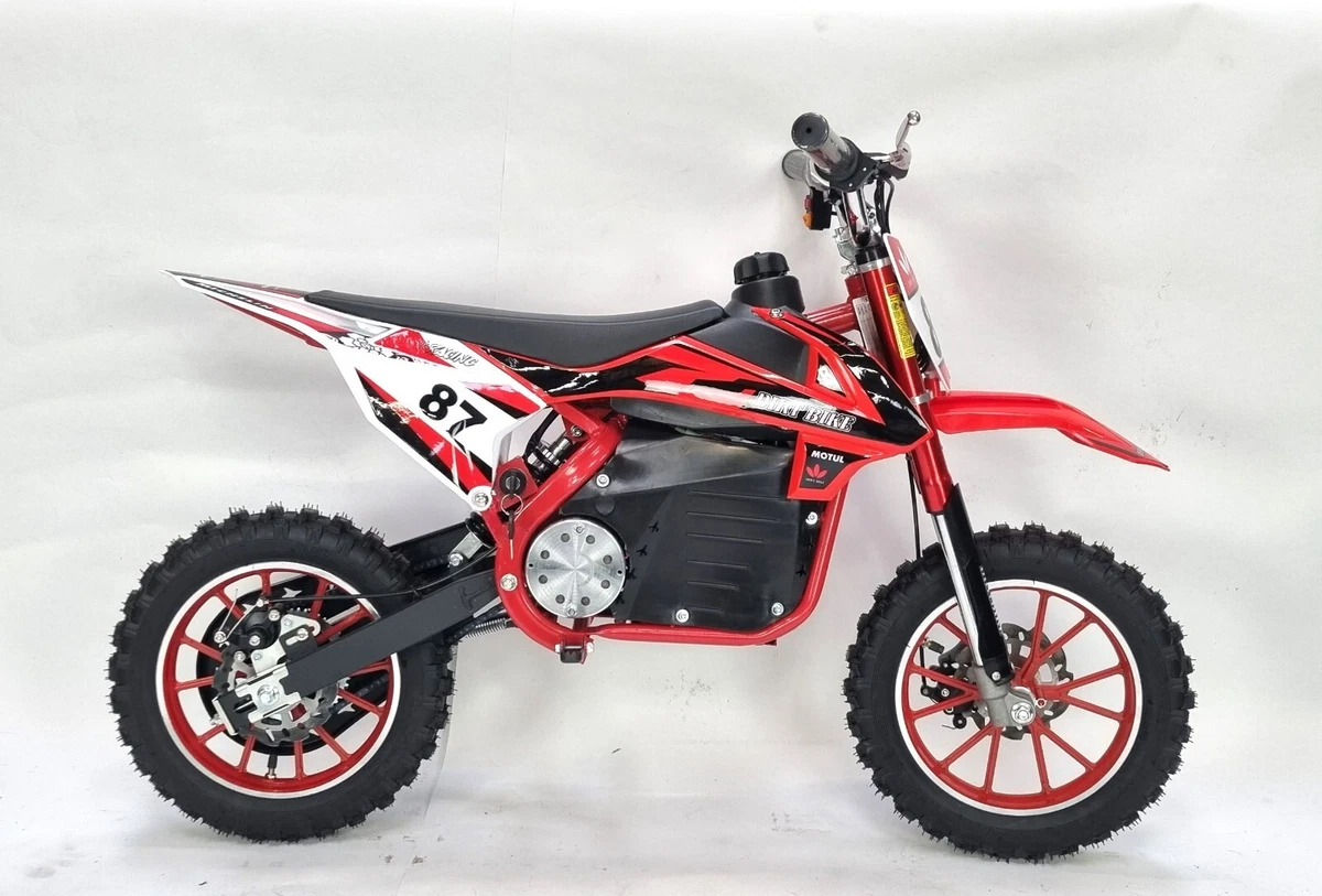 800W 36Volt ELECTRIC MINI DIRT BIKE RED Ariabikes AriaBikes