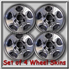 2007-2008 Chevy, Chevrolet Express Van Chrome Wheel Skins, Hubcaps 16"