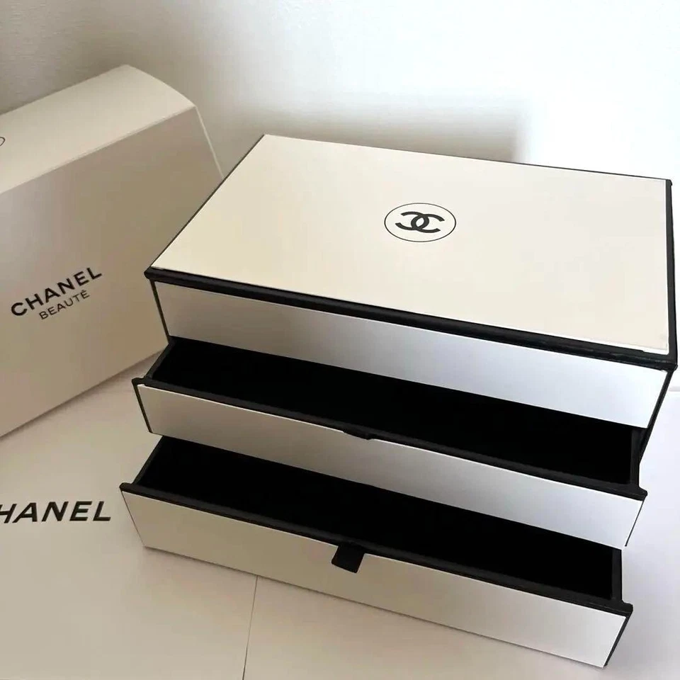 CHANEL BEAUTE Beauty VIP GWP Gift Makeup Jewelry Drawer Storage Vanity Box japan - Image 2 of 4