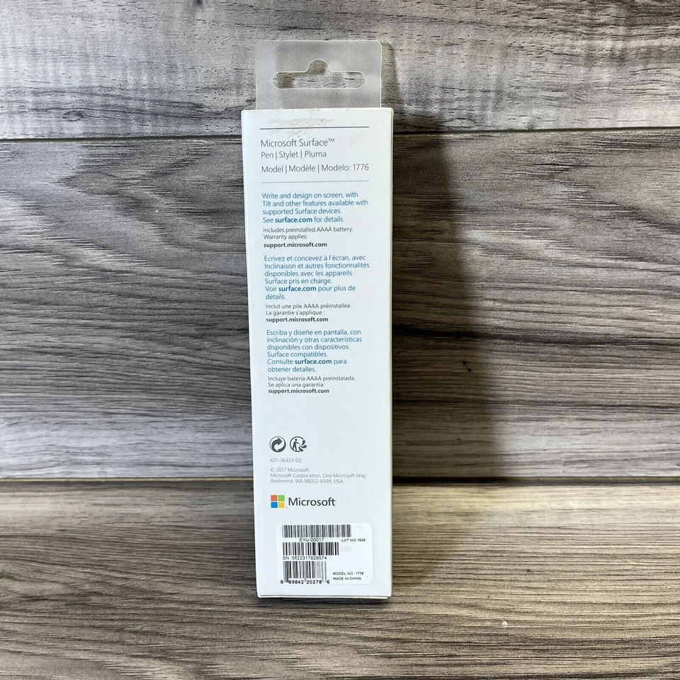 Microsoft Surface Pen Cobalt Blue EYU-00017 Model 1776 - Image 2 of 4