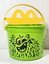 McDonald's Halloween Boo Bucket Green Kids Happy Meal Toy