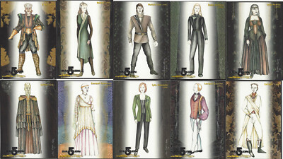 1997 Skybox Babylon 5 Costumes Designs 18 Glossy Card Set