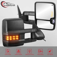 2 Power Heated Tow Mirrors For 2003-2006 Chevy Silverado Tahoe Gmc Sierra Yukon 2 Power Heated Tow Mirrors For 2003-2006 Chevy Silverado Tahoe Gmc Sierra Yukon