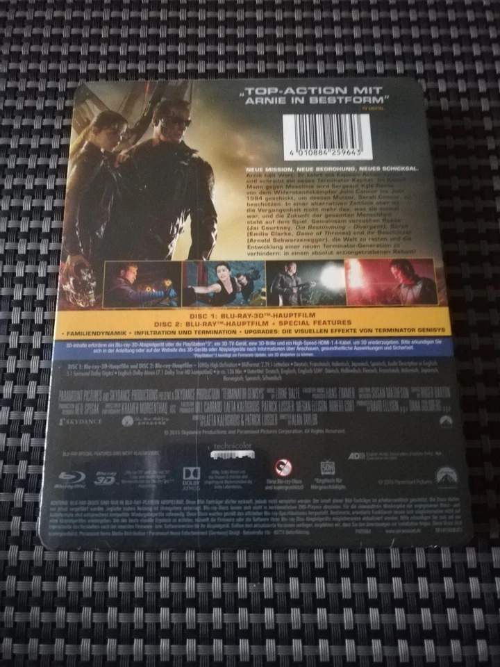 Terminator Genisys - Limited Blu-ray 3D Steelbook Edition Neu/Ovp - Bild 2 von 2