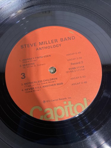 33 rpm vinyl steve miller band anthology - Picture 7 of 12