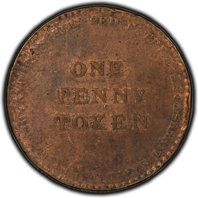 Great Britain 1811 Lowestoft I. Chaston Penny Token W#850 | eBay