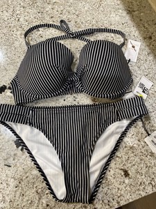 target black and white bikini