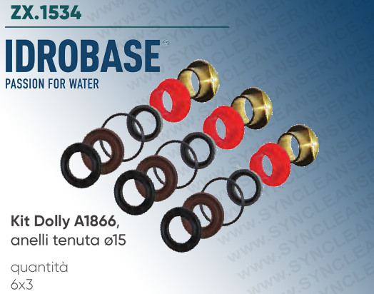 Kit 1866 Idrobase ORIGINALE per Pompe XTS 8.15 10.10 10.12 A N - Prezzo
