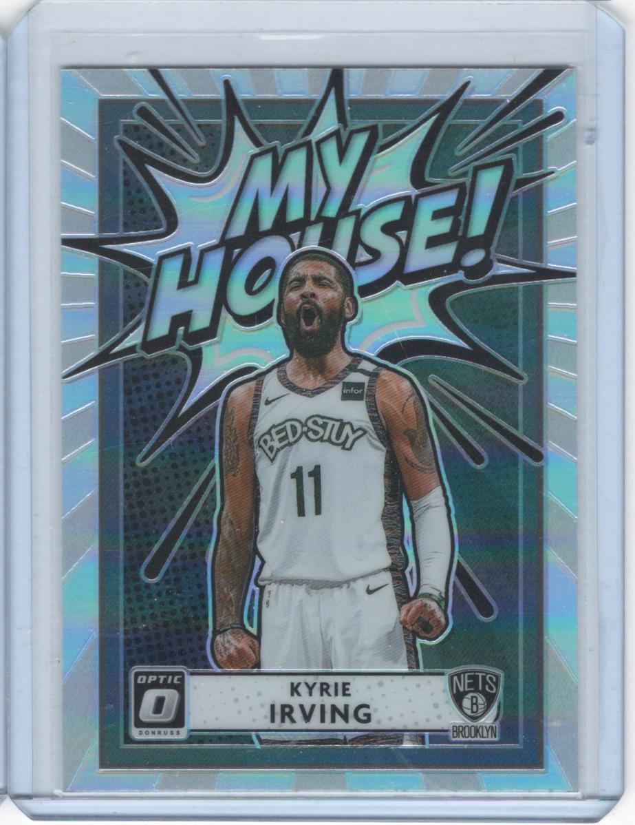 Kyrie Irving 2020-21 Donruss Optic #8 My House Holo Brooklyn Nets
