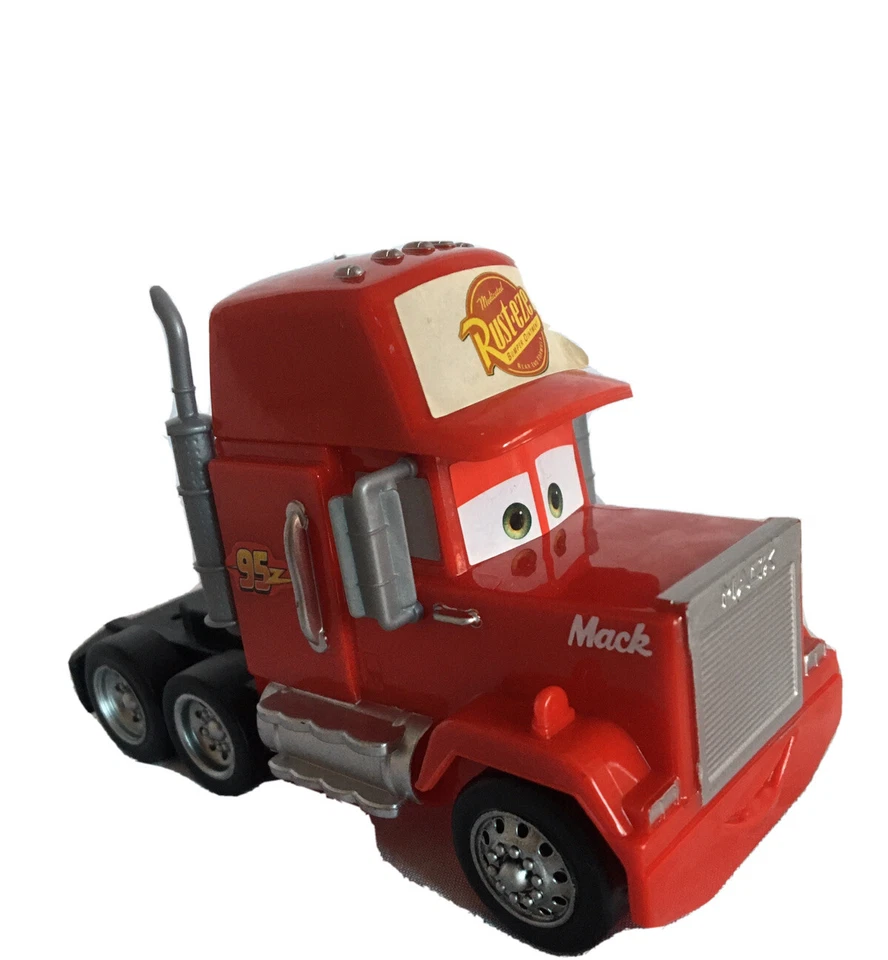 Disney Pixar Cars Mack Truck Rust-EZE 18-Wheeler Semi Mattel Vehicle Toy - Image 2 of 4