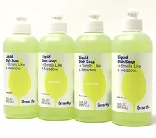 Smartly Liquid Dish Soap Smells Like A Meadow 10 Oz (4 Pack)